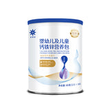 Calcium, iron, zinc complementary food nutrition package for infants and children